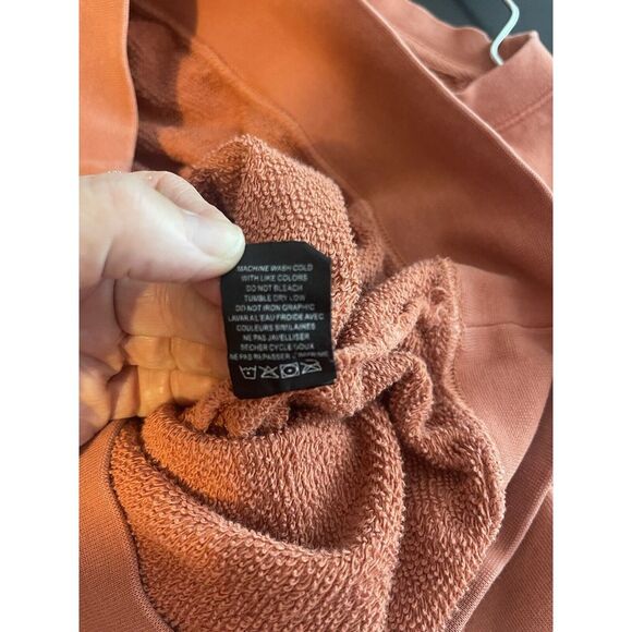 Spiritual Gangster x Peloton Women's Peach Pullover French Terry Sweatshirt Sz S - Picture 10 of 10